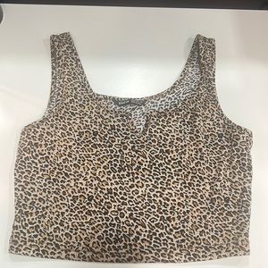 cheetah print tank top